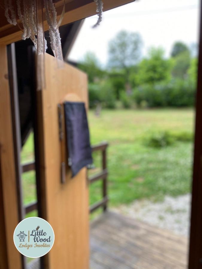 Little Wood Lodges Insolites Bailly-aux-Forges Exteriör bild