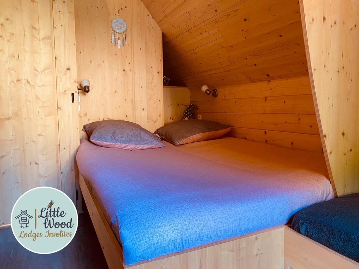 Little Wood Lodges Insolites Bailly-aux-Forges Exteriör bild